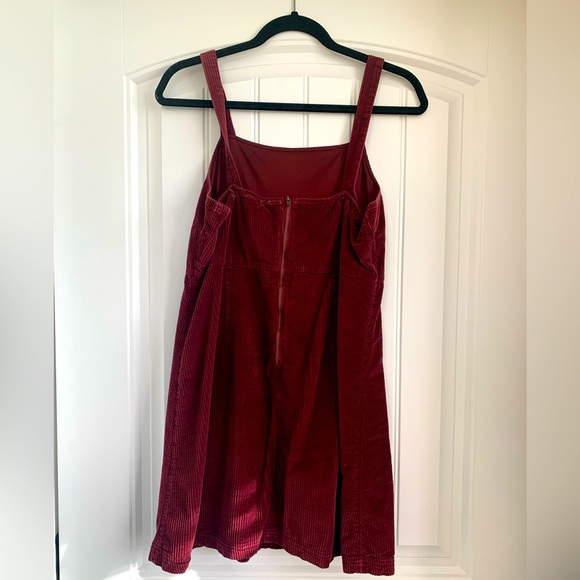 Corduroy maroon dress, American Eagle, Size M - Picture 2 of 2